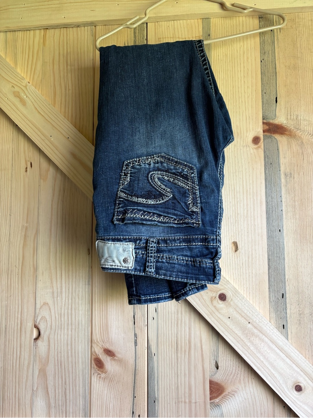 Silver Jeans Dark Blue Bootcut Women's Jeans